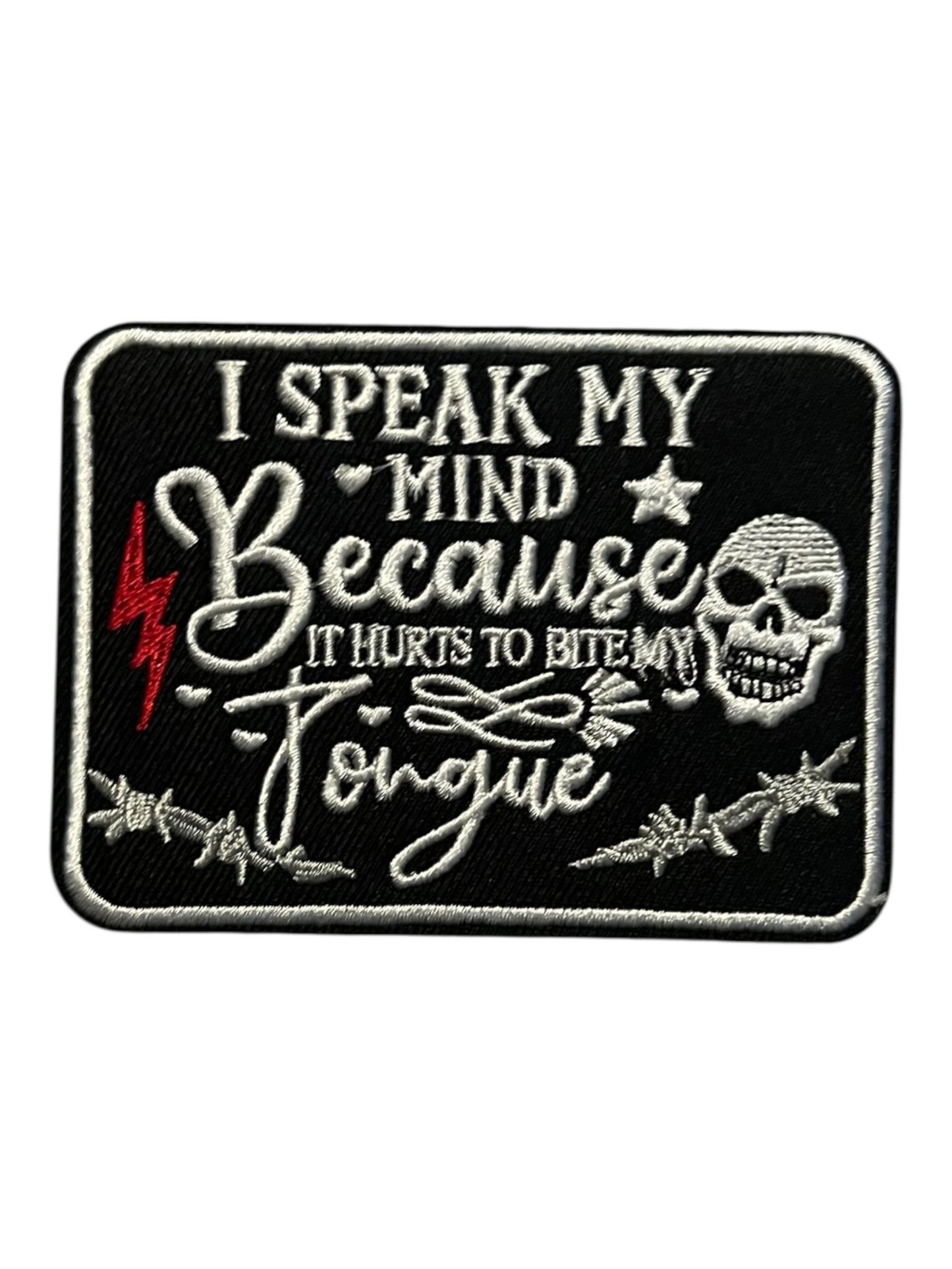 I speak my mind
