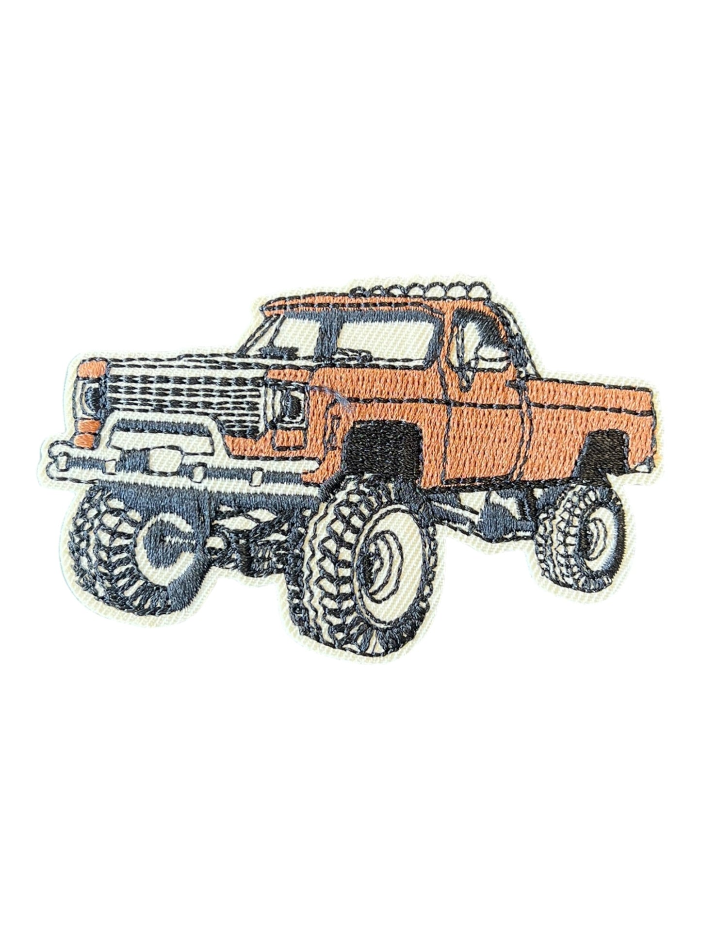 Truck brown square 4x4