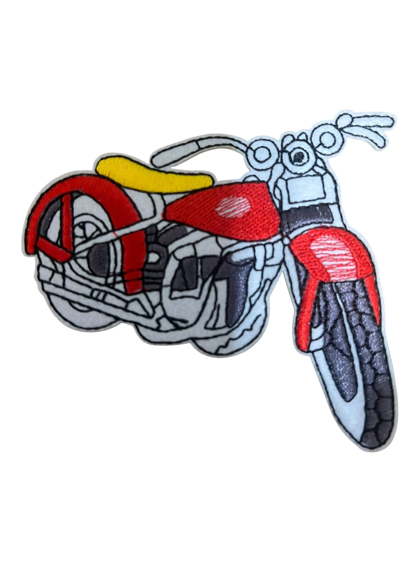 Red and Yellow Motorcycle
