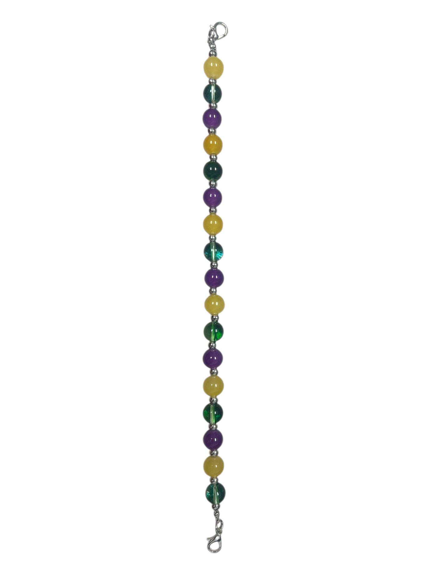 Mardi Gras hat chain beaded