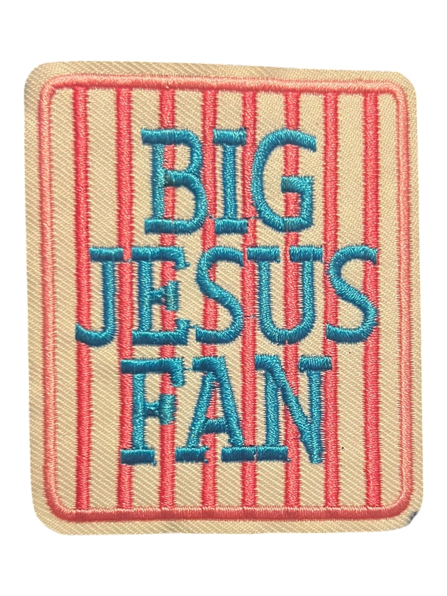 Big Jesus Fan pink / turquoise