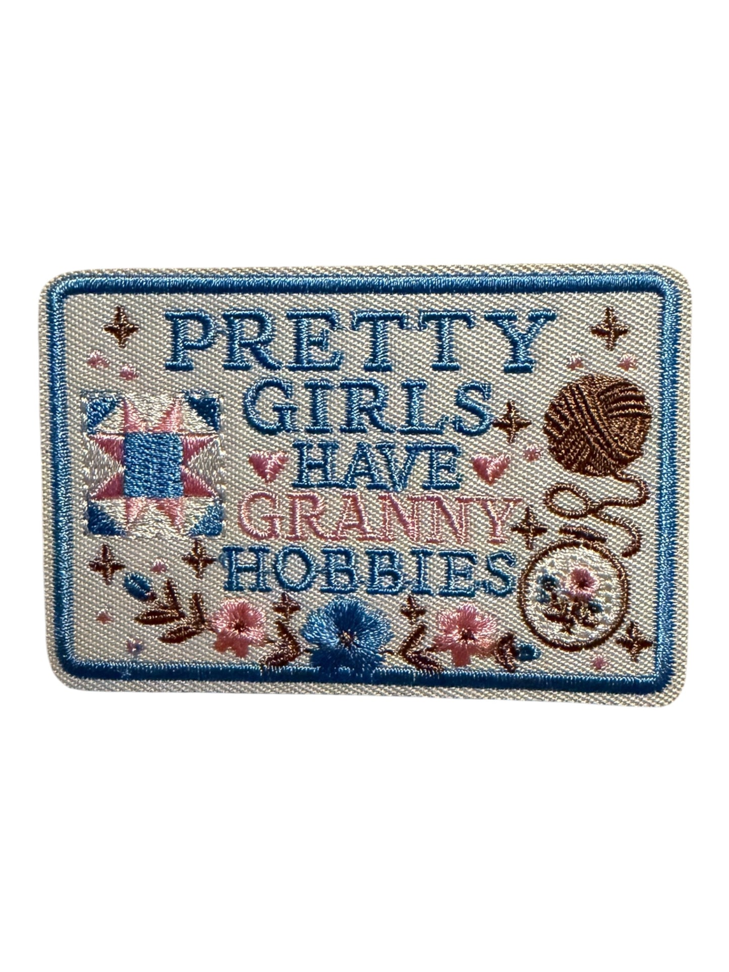 Pretty girls have granny hobbies