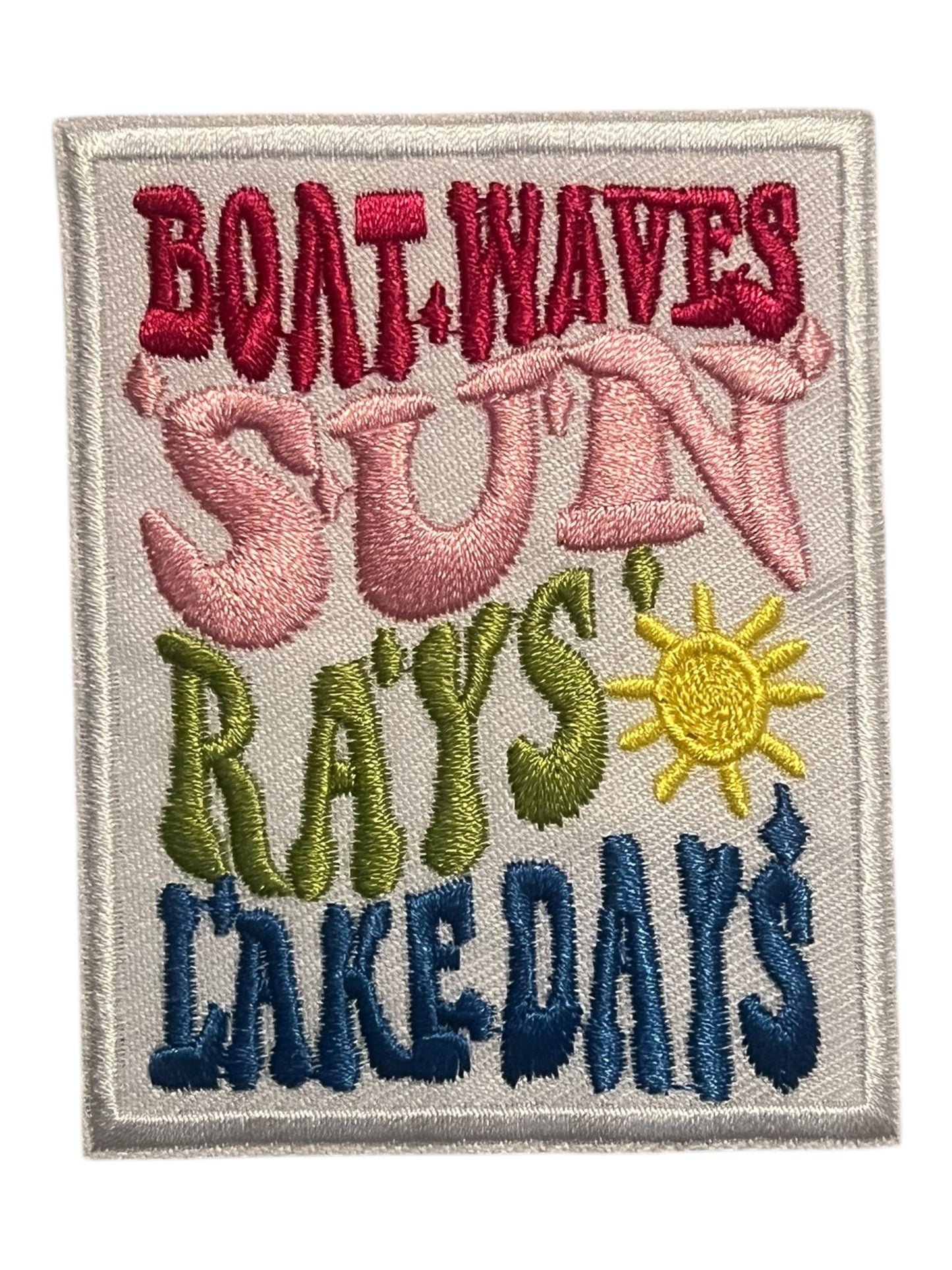Boat Waves Sun Rays Lake Days