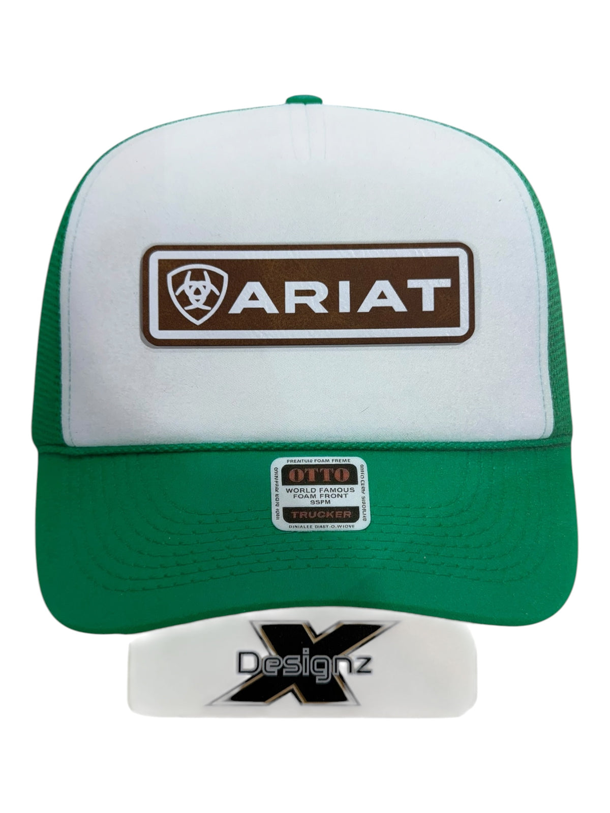 Ariat leatherette hat patch oversized