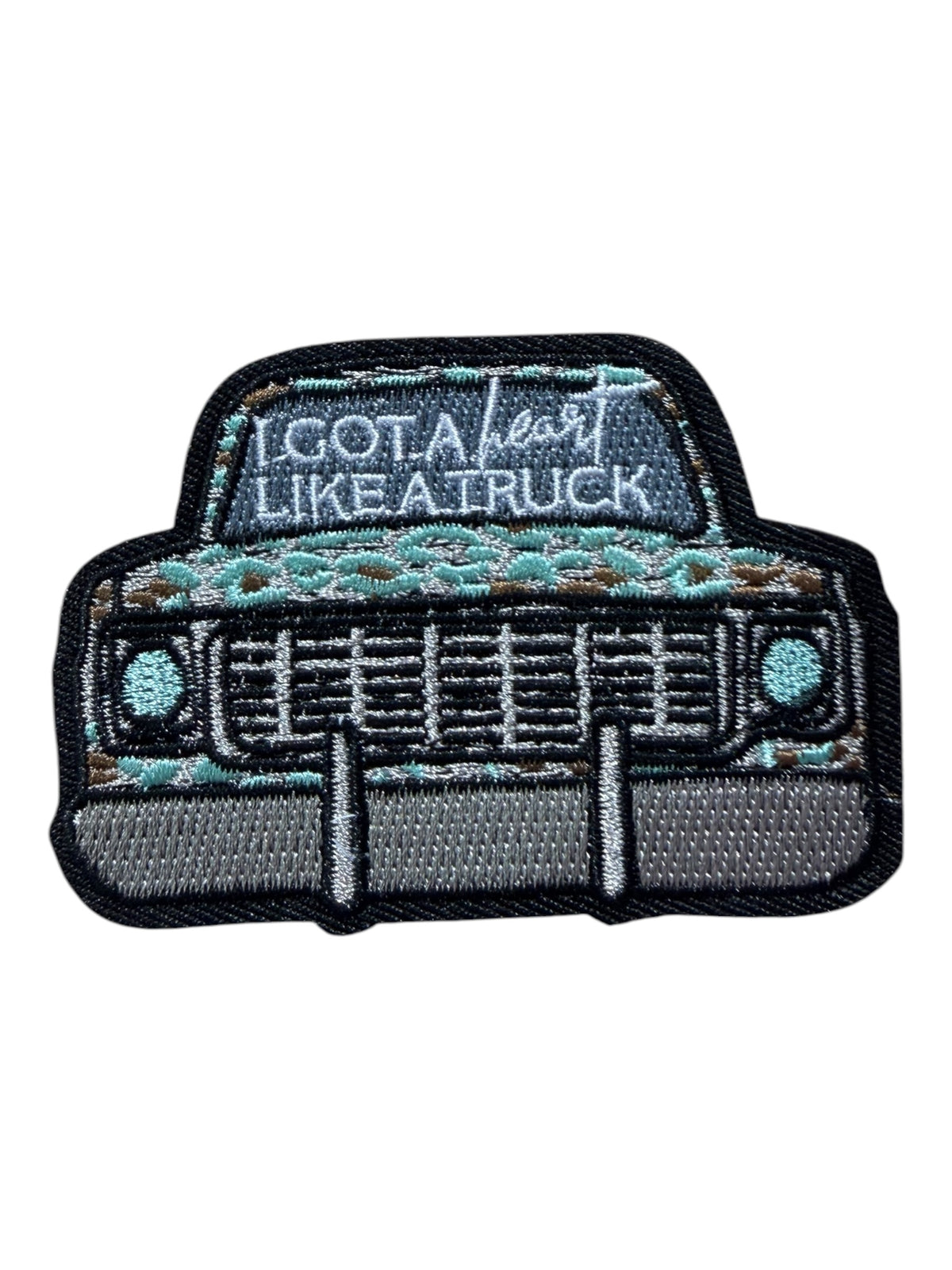 I got a heart like a truck turquoise