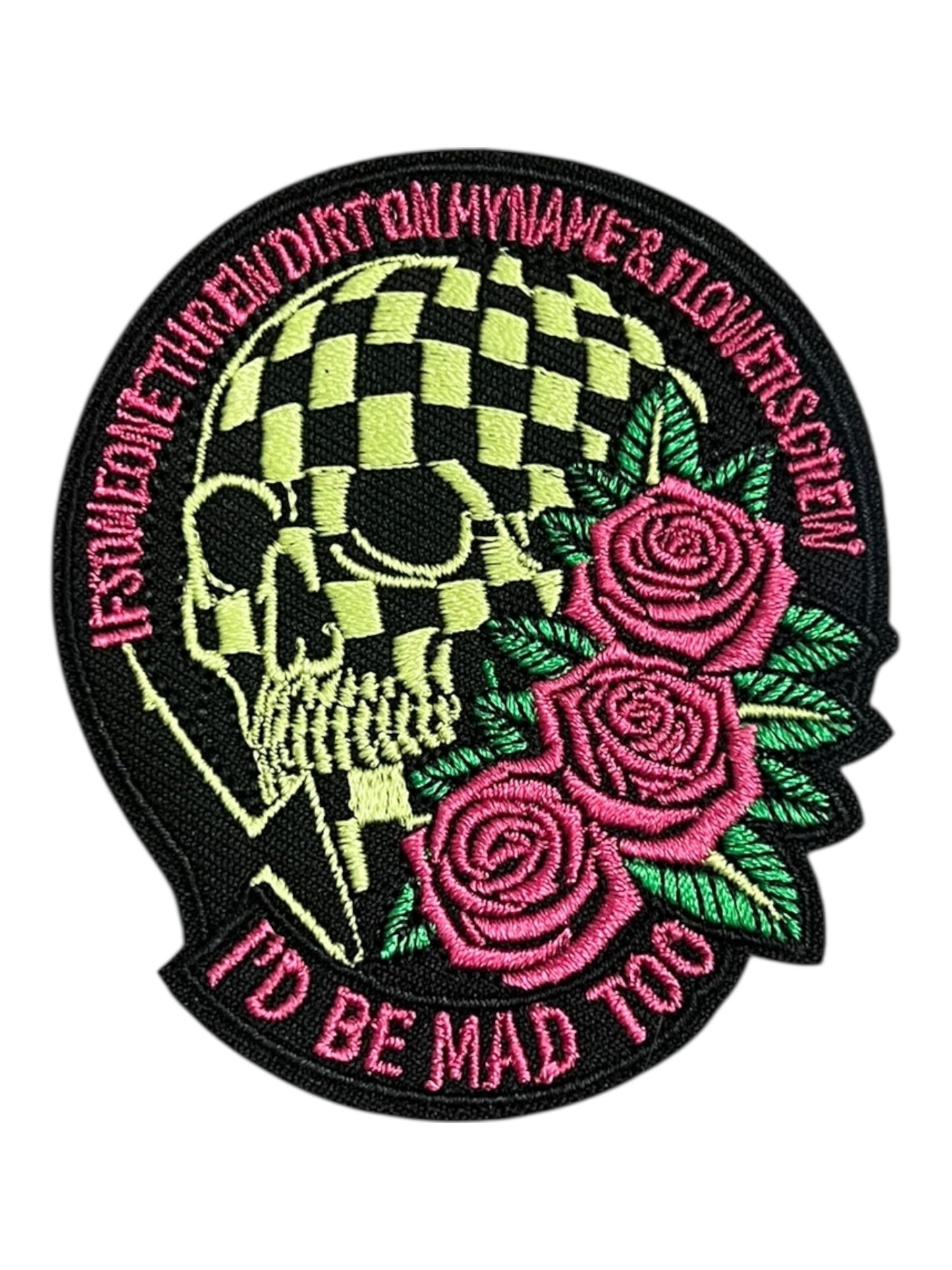 I’d be bad too if someone threw dirt on my name and fllowers grew