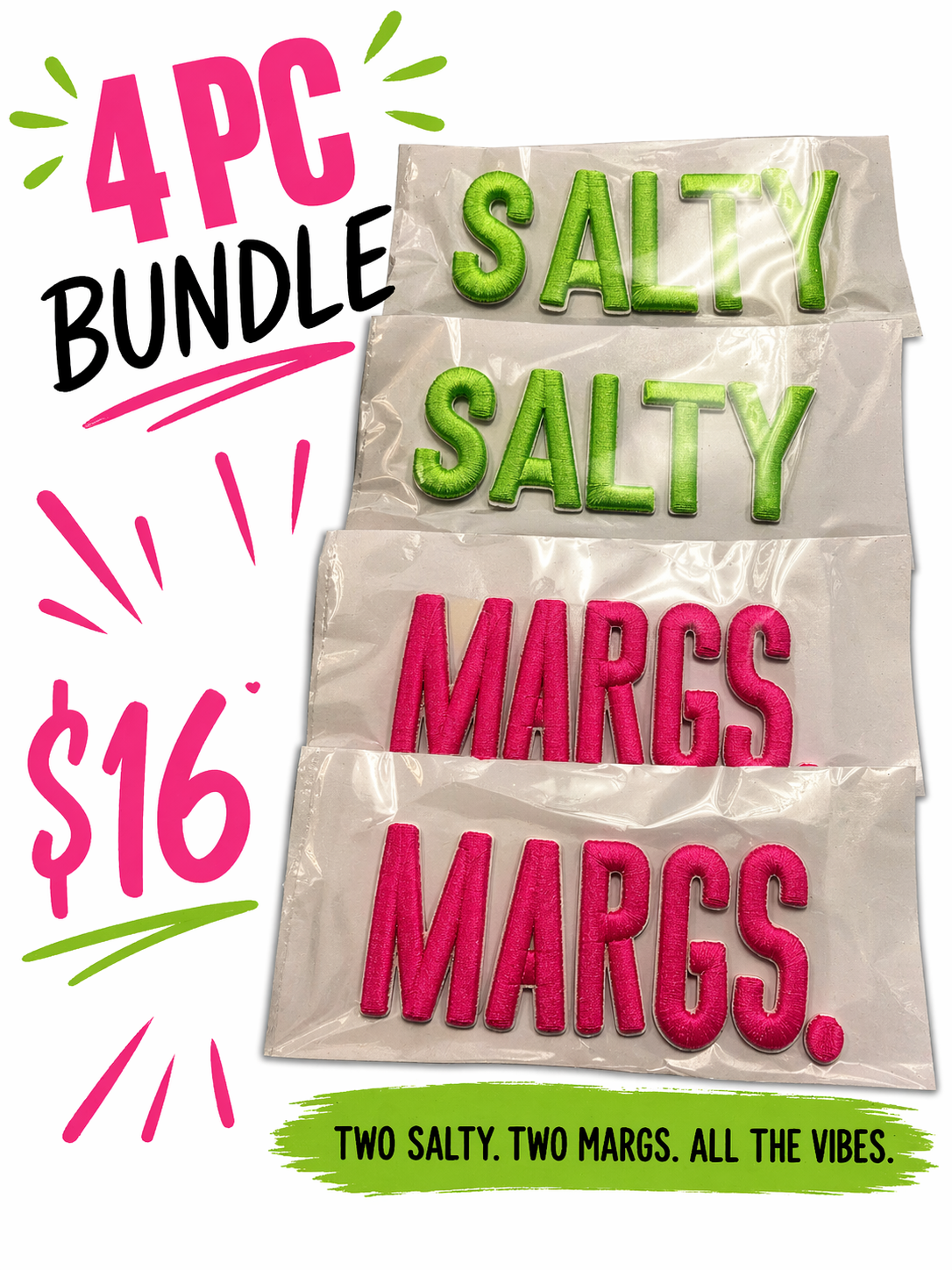 Bundle 4 pieces 2 of each