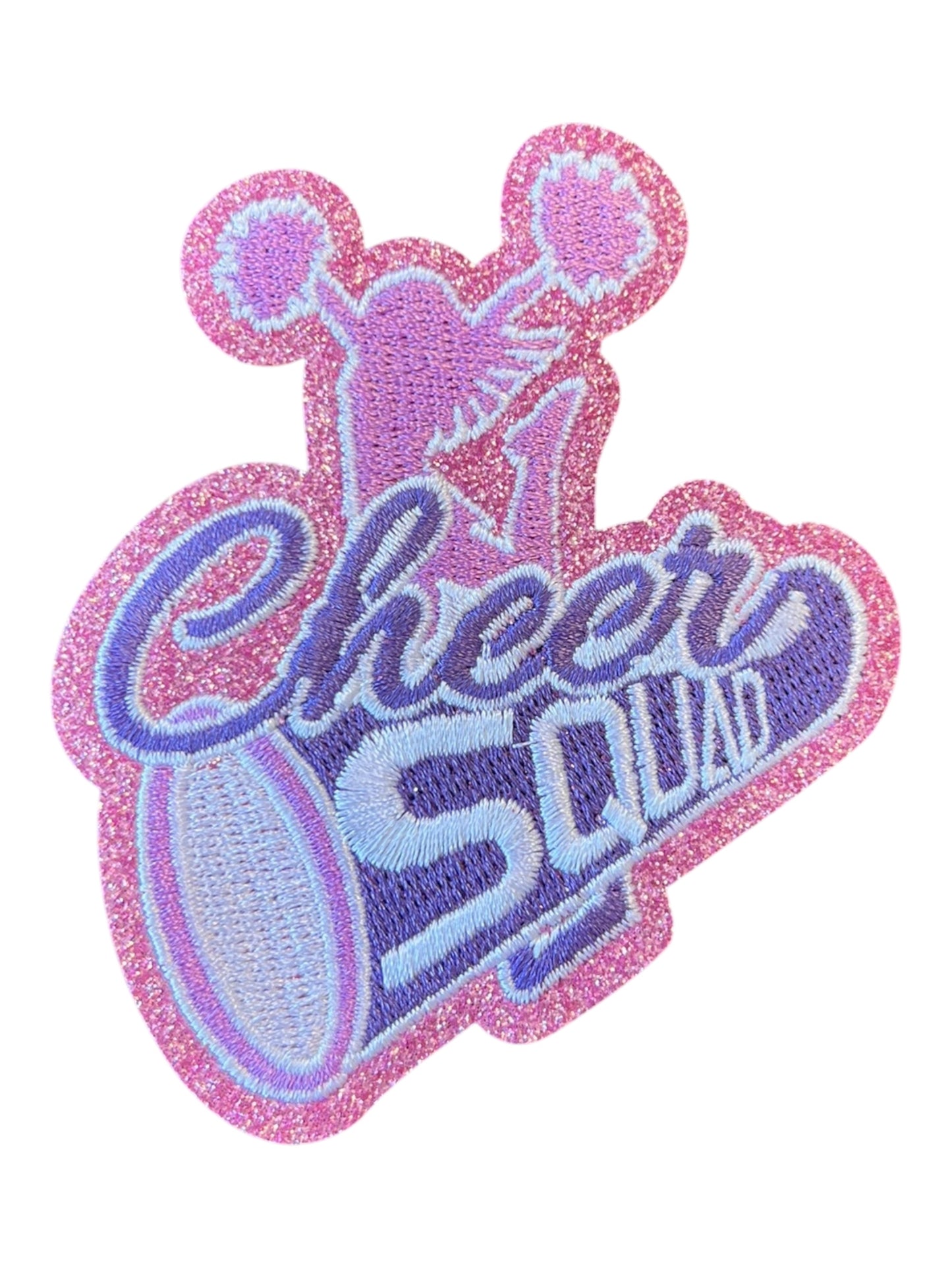 Cheer squad with megaphone