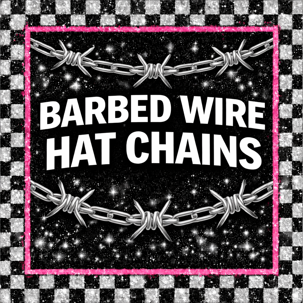Barbed Wire Hat Chains