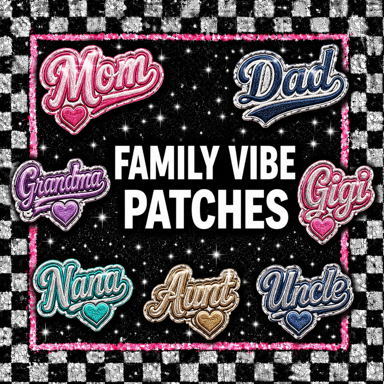 Family Vibe  Patches