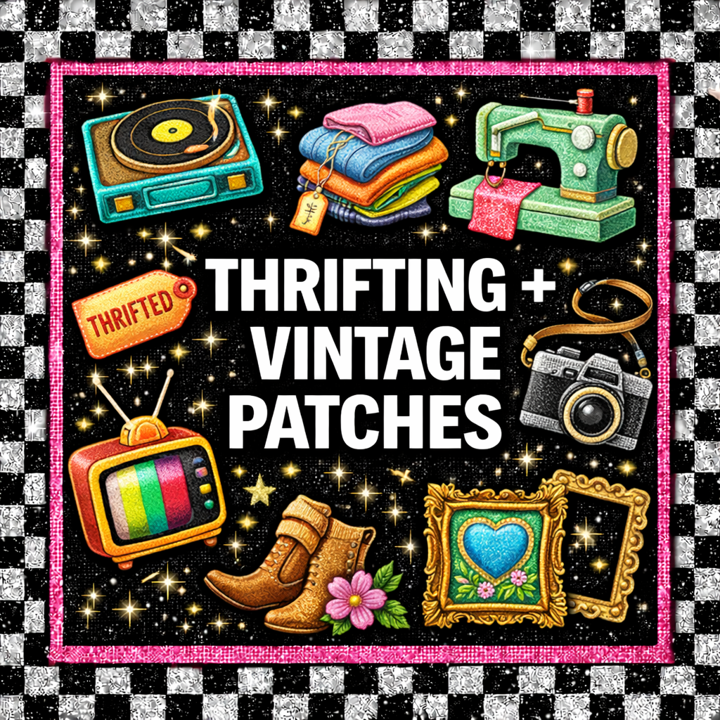 Thrifting  + Vintage Patches