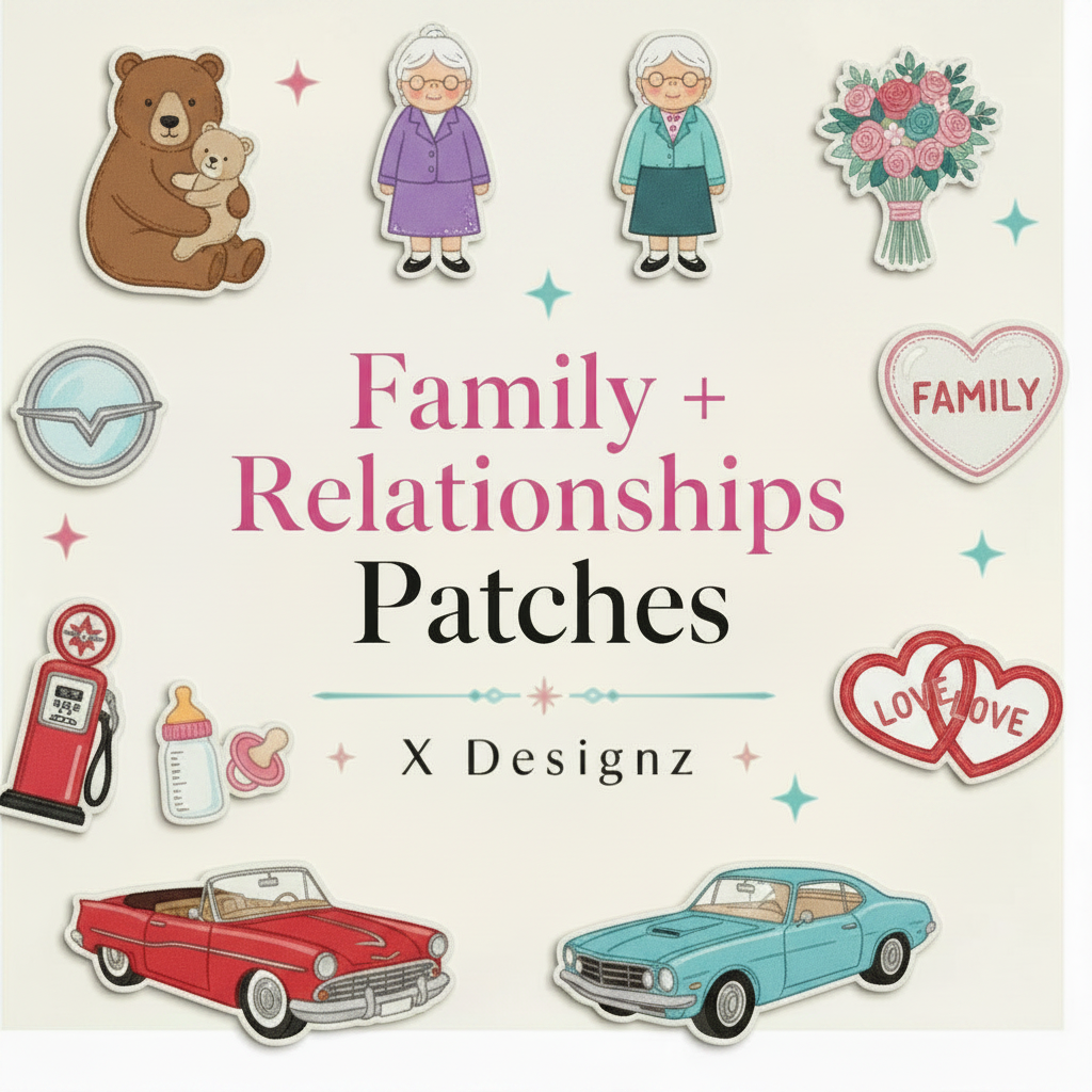 Family + Relationships Patches