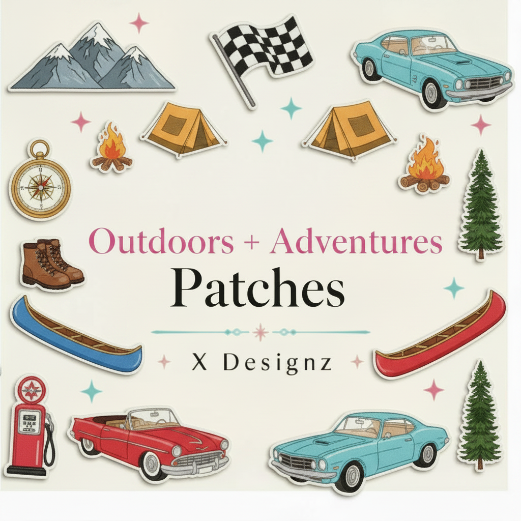 Outdoors + Adventures Patches