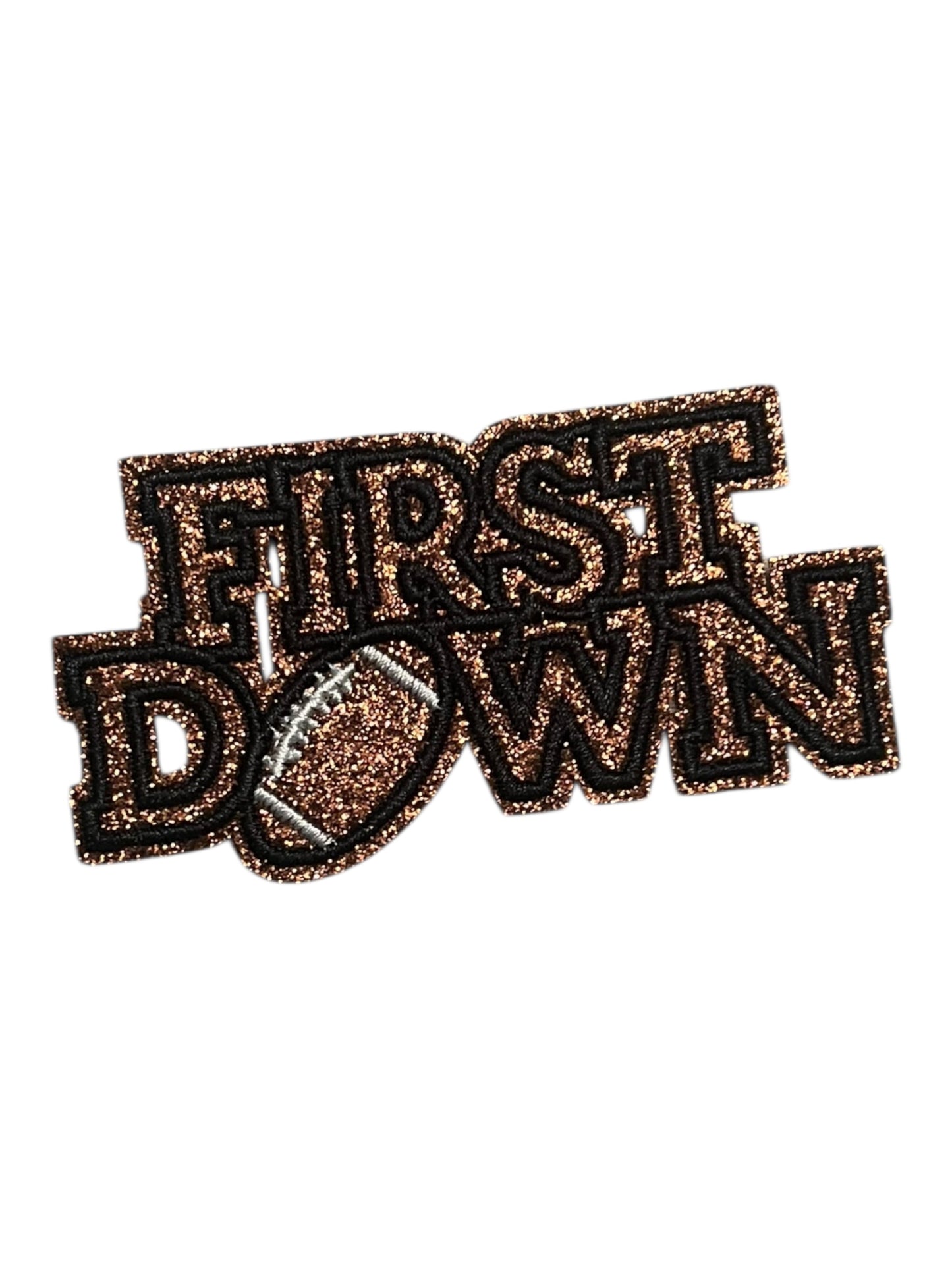 Glitter first down