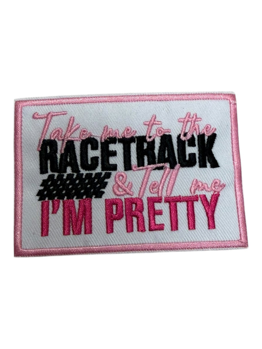 Take me to the racetrack & tell me I’m pretty. Pink square