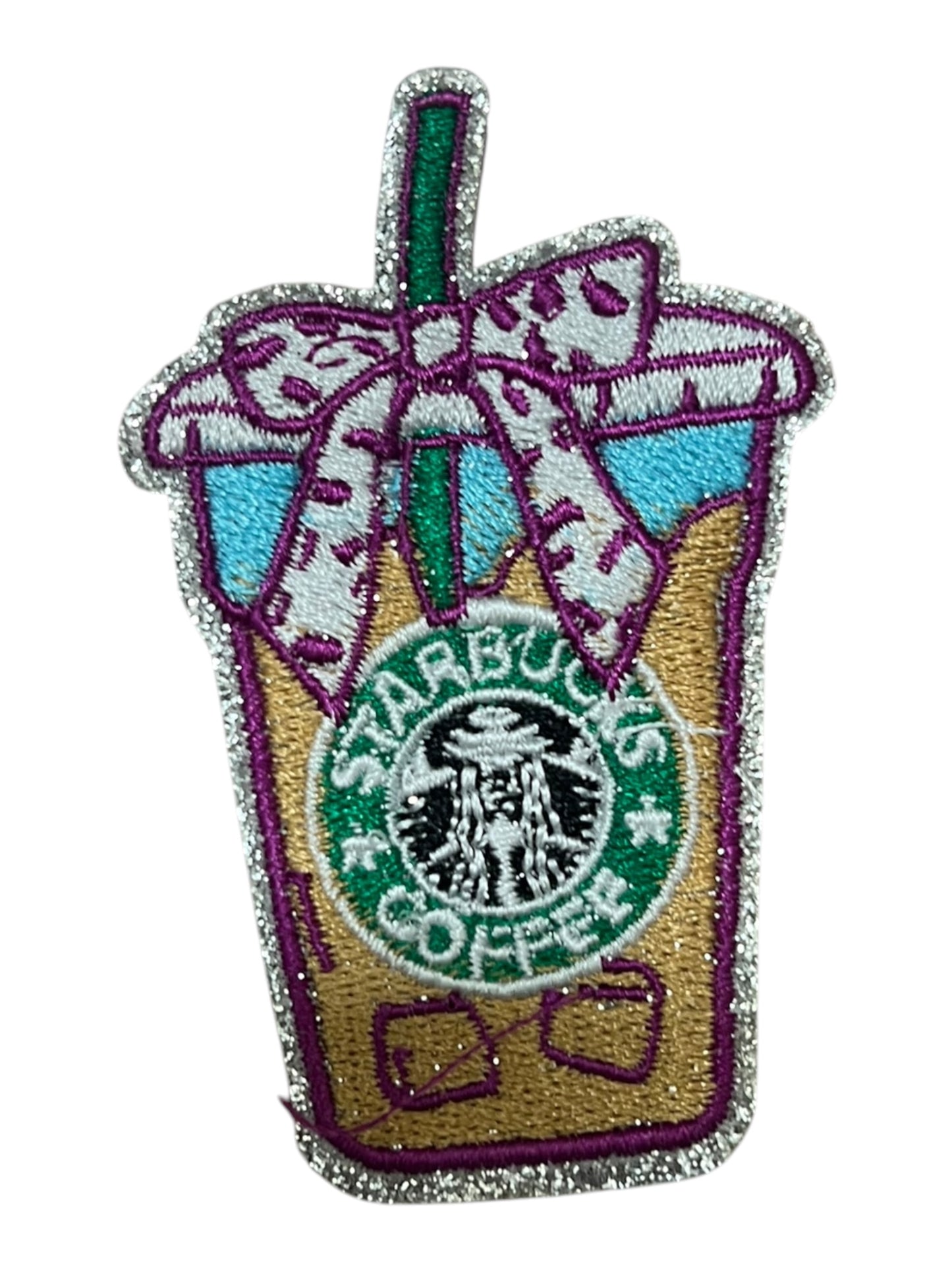 Starby coffee purple bow