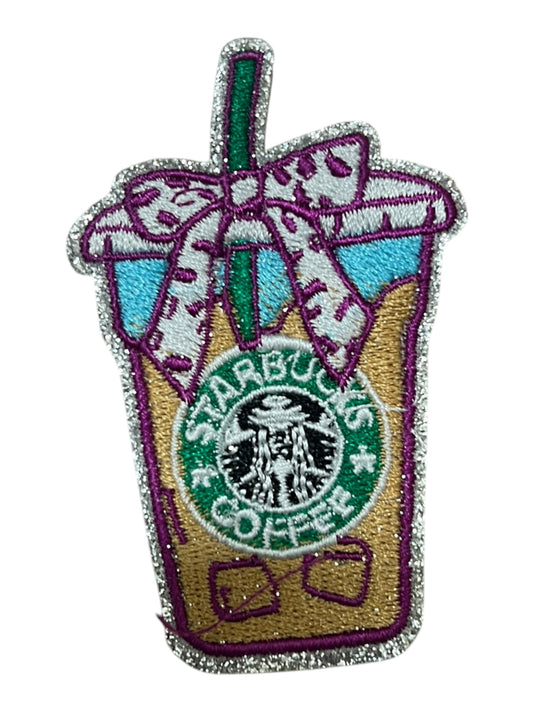 Starby coffee purple bow