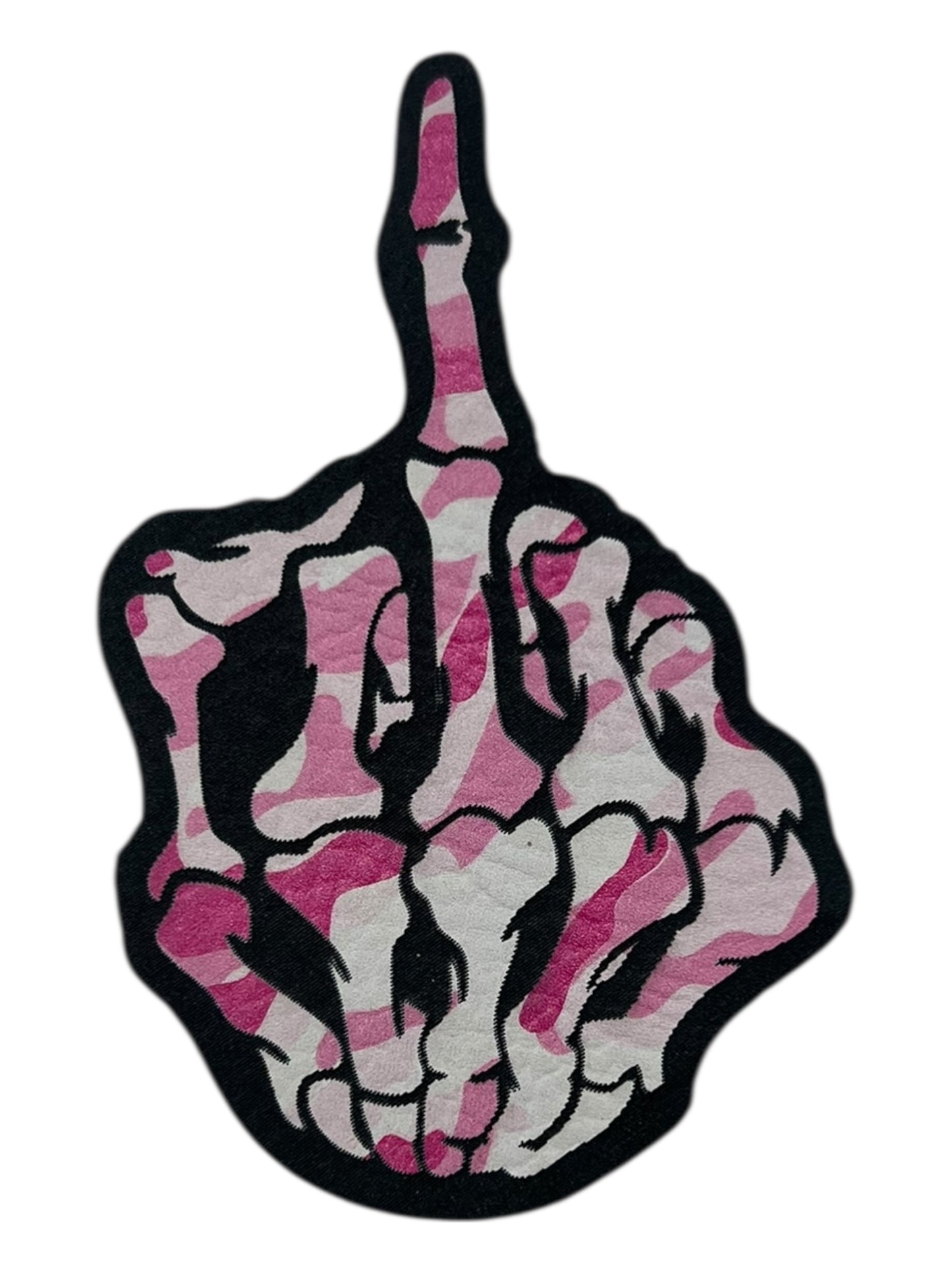Skelly pink camo leatherette