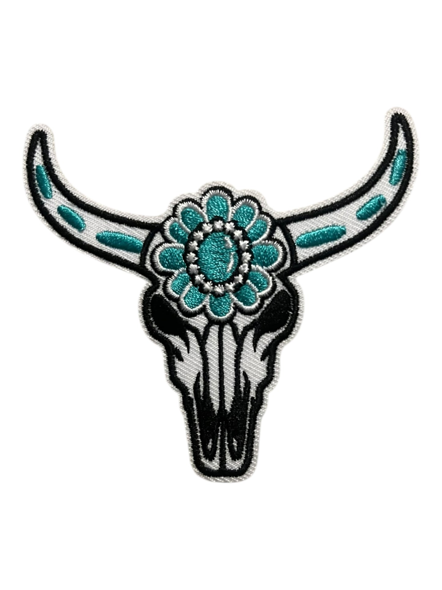 Turquoise steer head