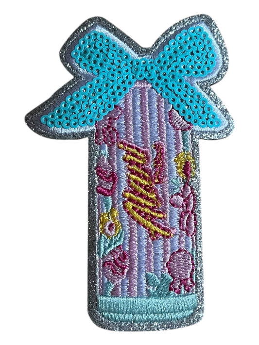 Energy Drink with turquoise bow