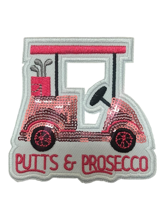 Pink Golf Cart