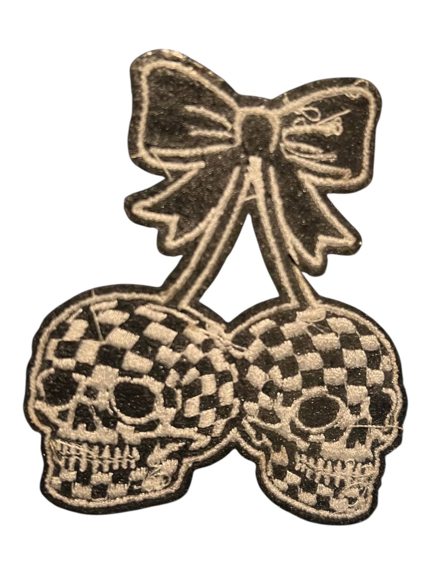 Checkered Skelly head cherries
