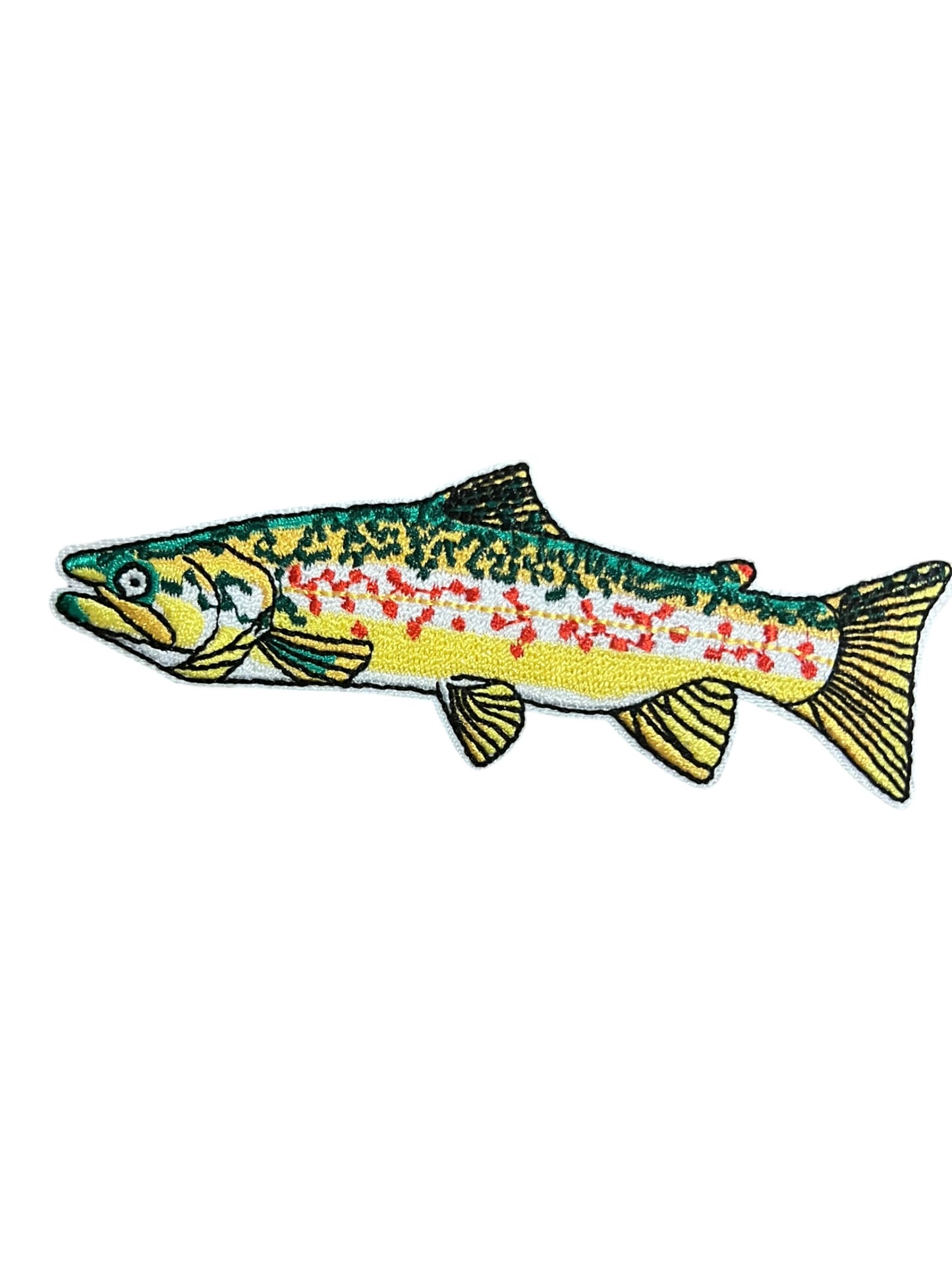 Green and speckled fish