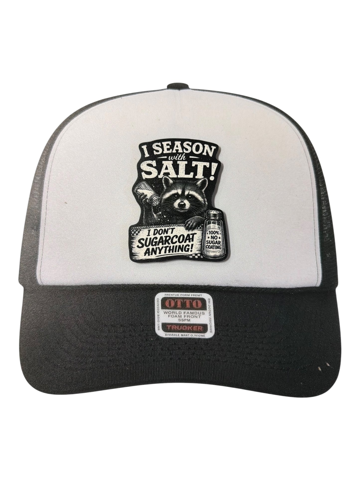 I season with salt!  I don’t sugarcoat anything! Leatherette