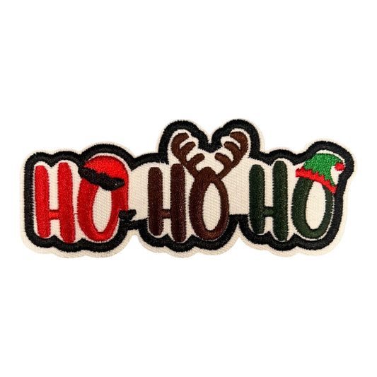 Ho Ho Ho Iron on Patch