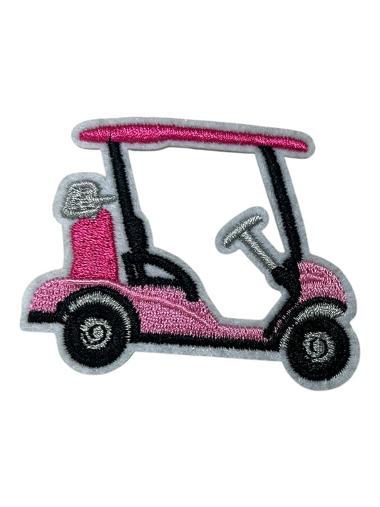 Golf cart pink