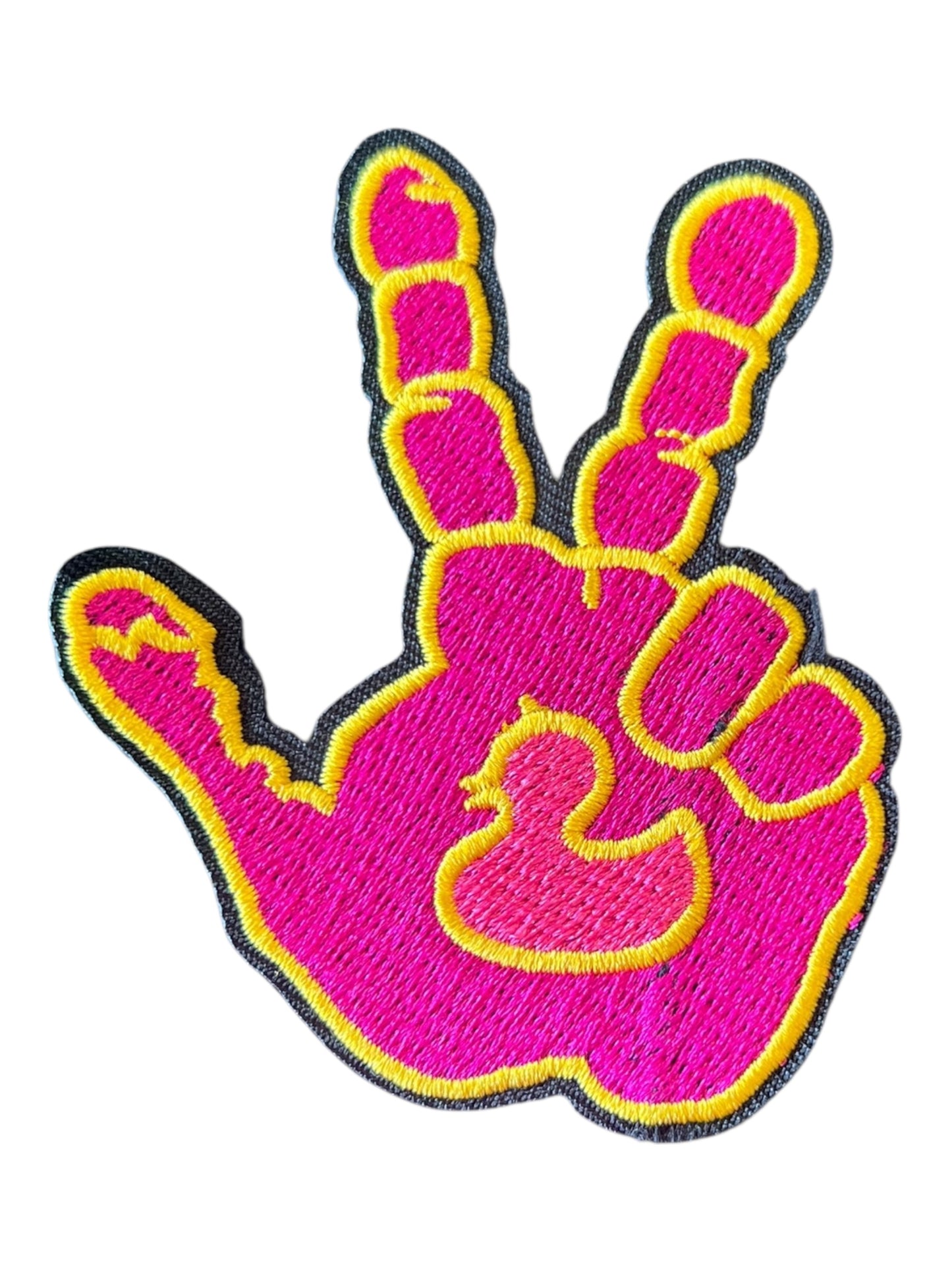 Ducky  Peace sign pink and yellow