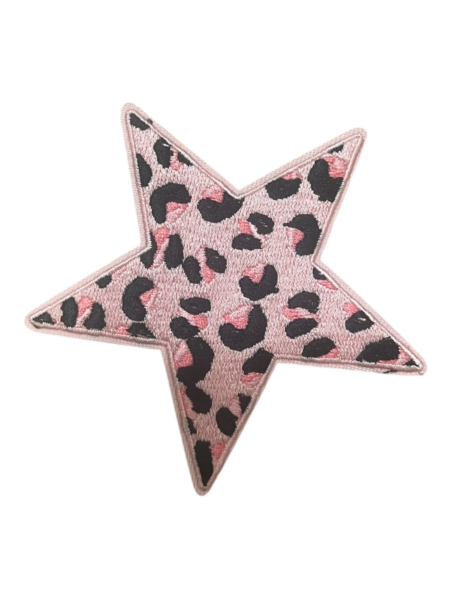 Pink leopard star  3.5” wide