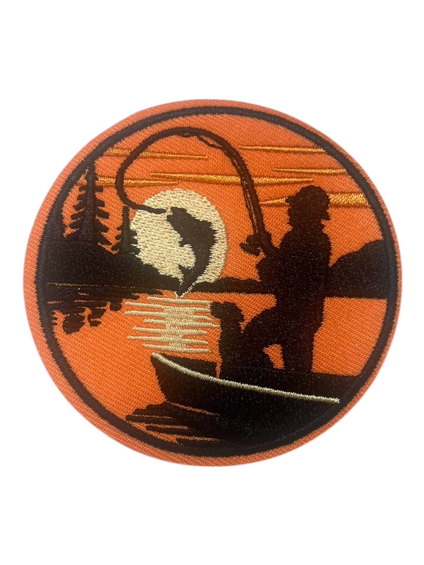 Orange fishing patch