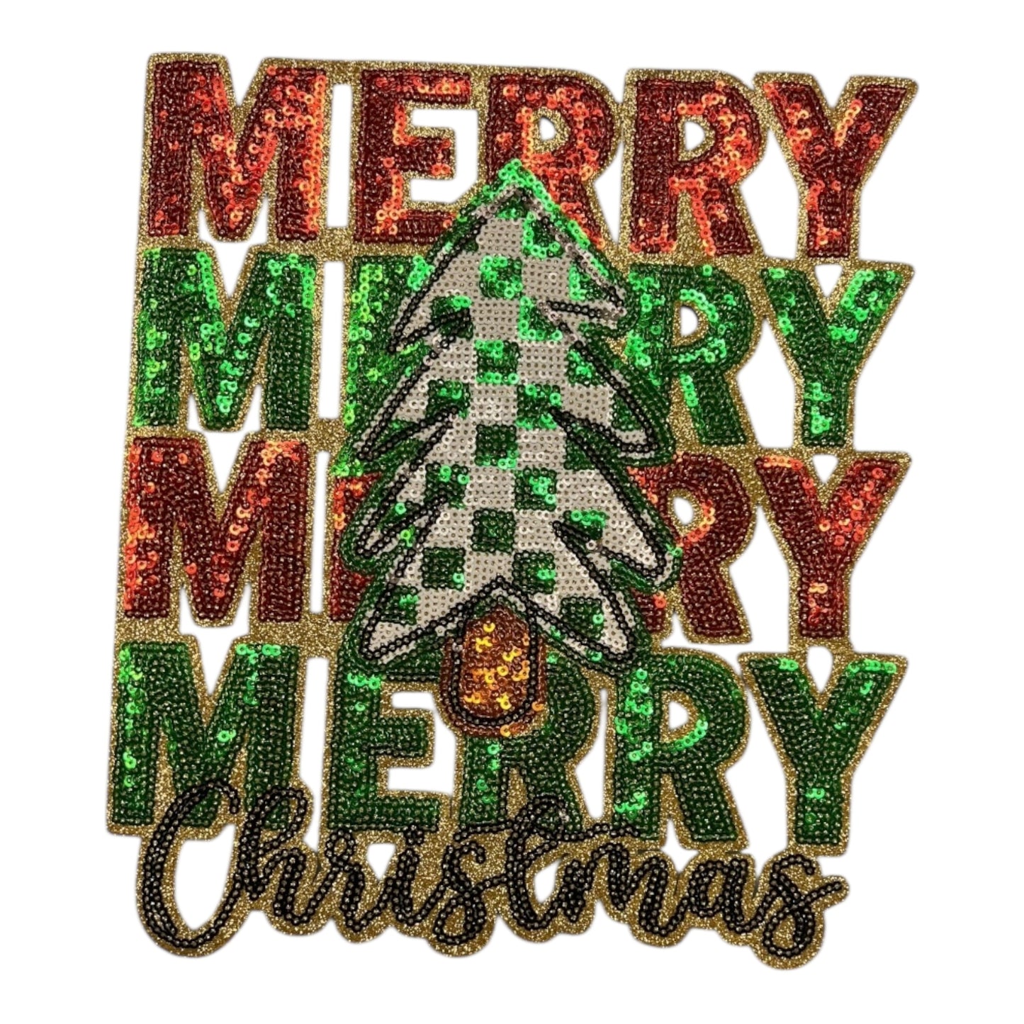 Christmas Apparel size patches