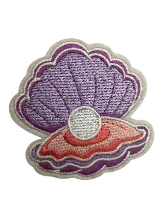 Purple pink seashell