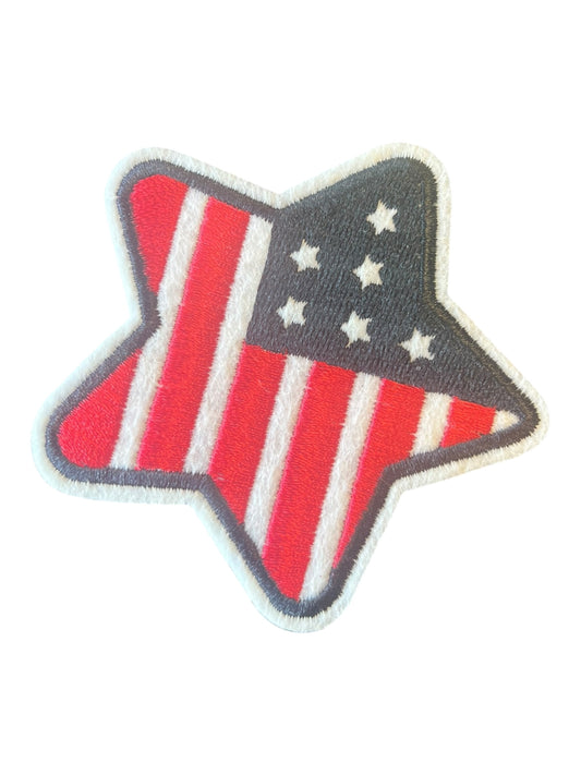 Red white blue star