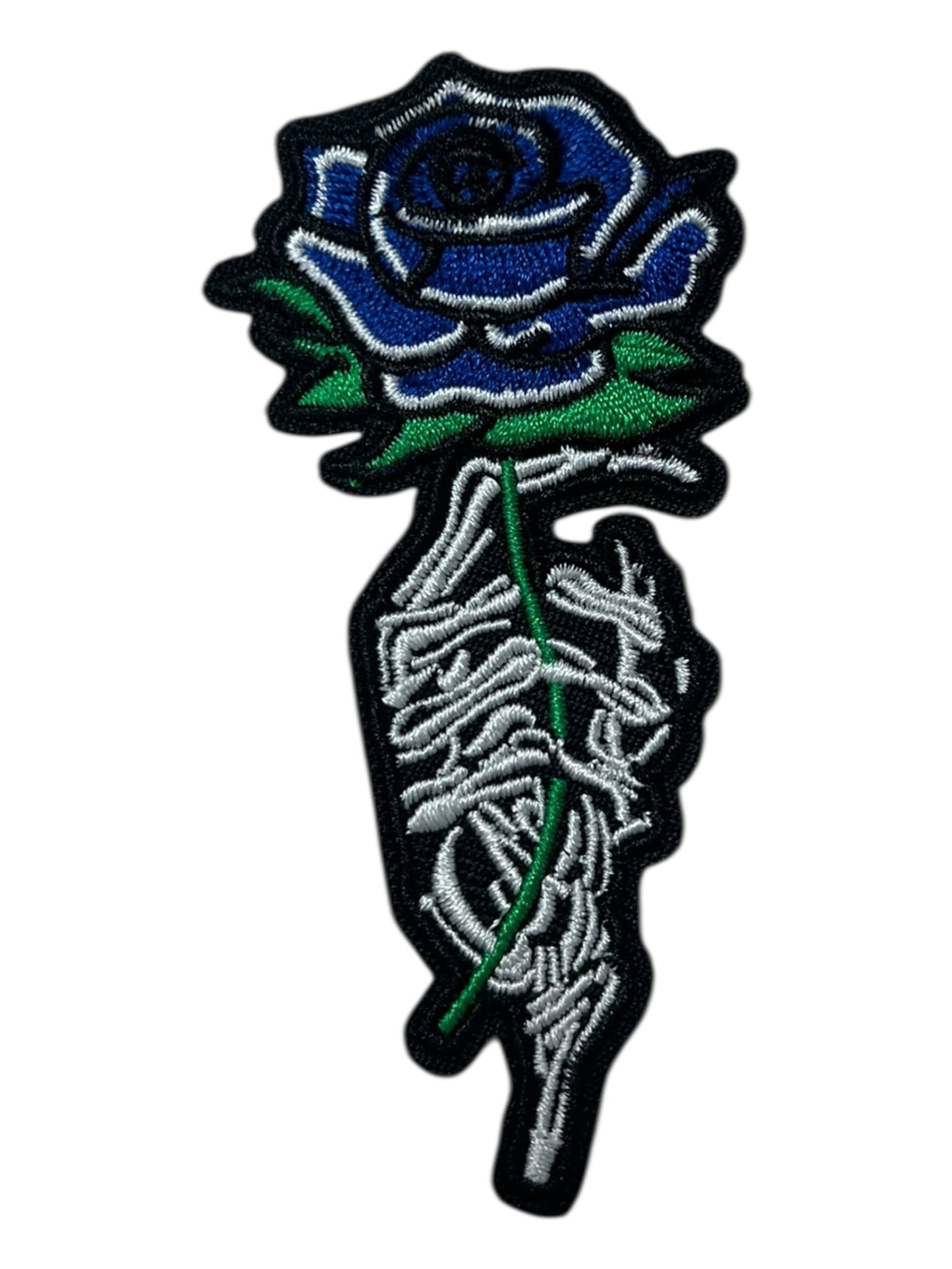 Blue  rose Skelly  hand