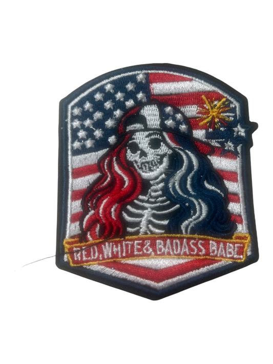 Red white & badass babe
