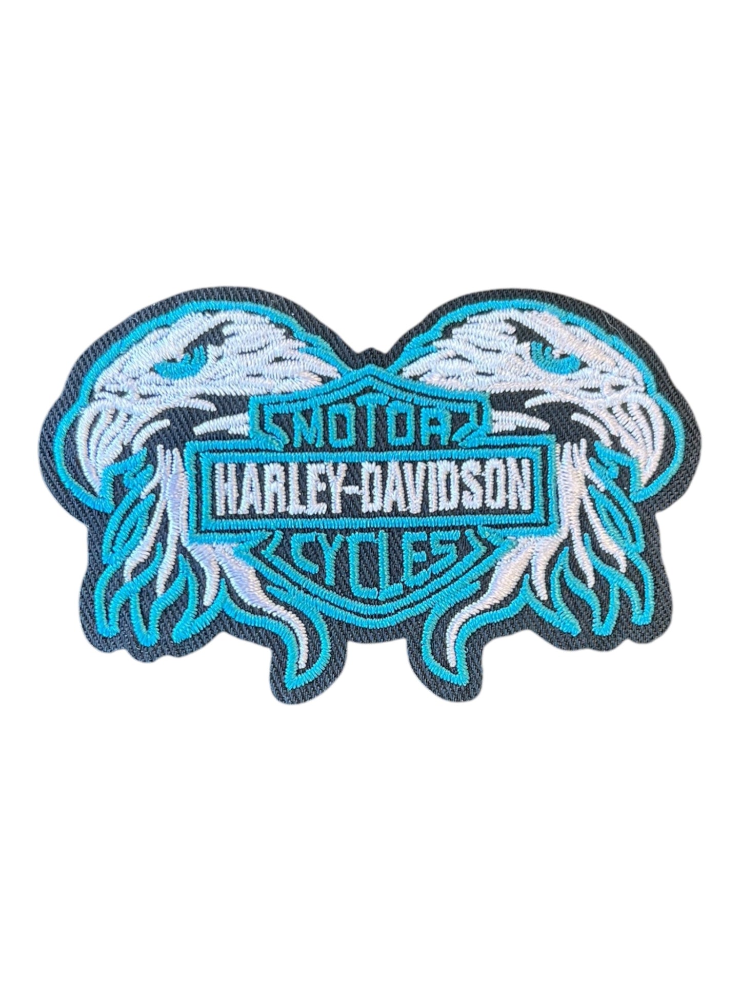 Turquoise  wings HD 3-1/2 wide