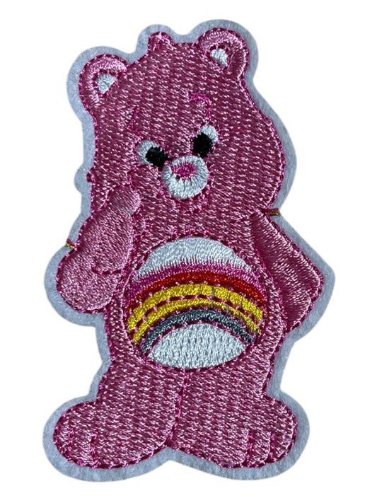 Pink rainbow bear