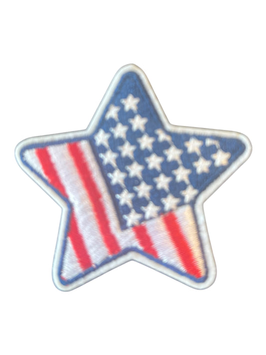 Red white blue star
