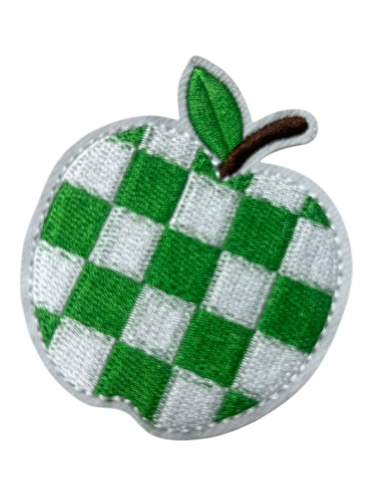 Checked apple
