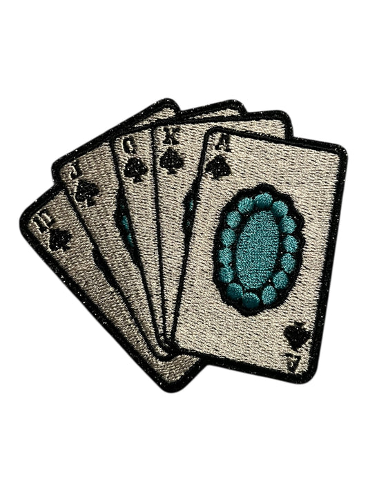Royal Flush Cards ♠️♠️♠️ and turquoise