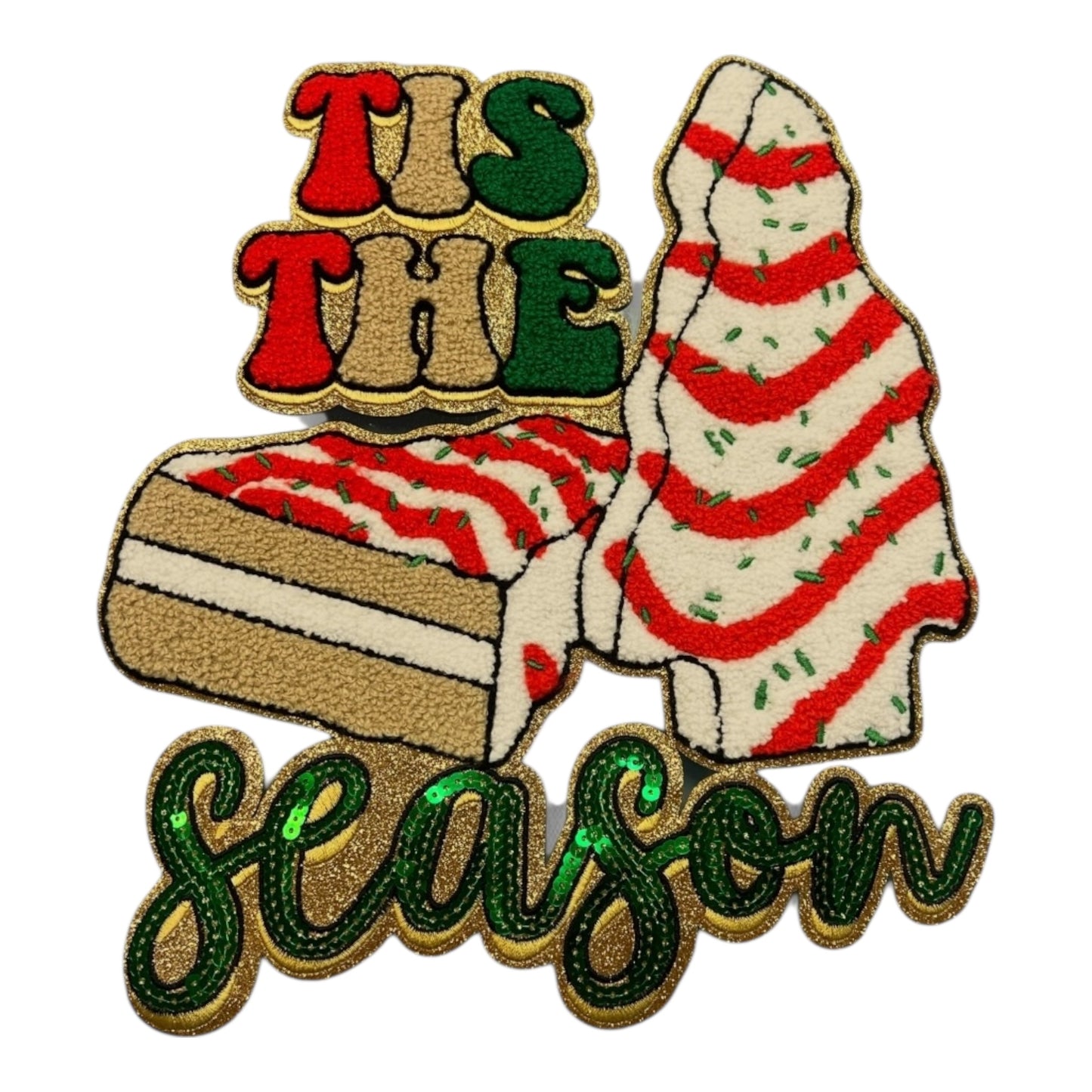 Christmas Apparel size patches