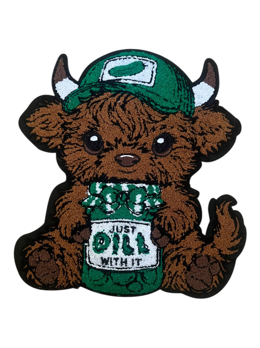 Just dill with it Apparel  size patch