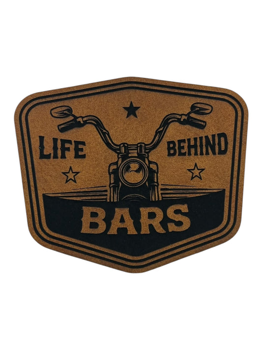 Life behind bars leatherette