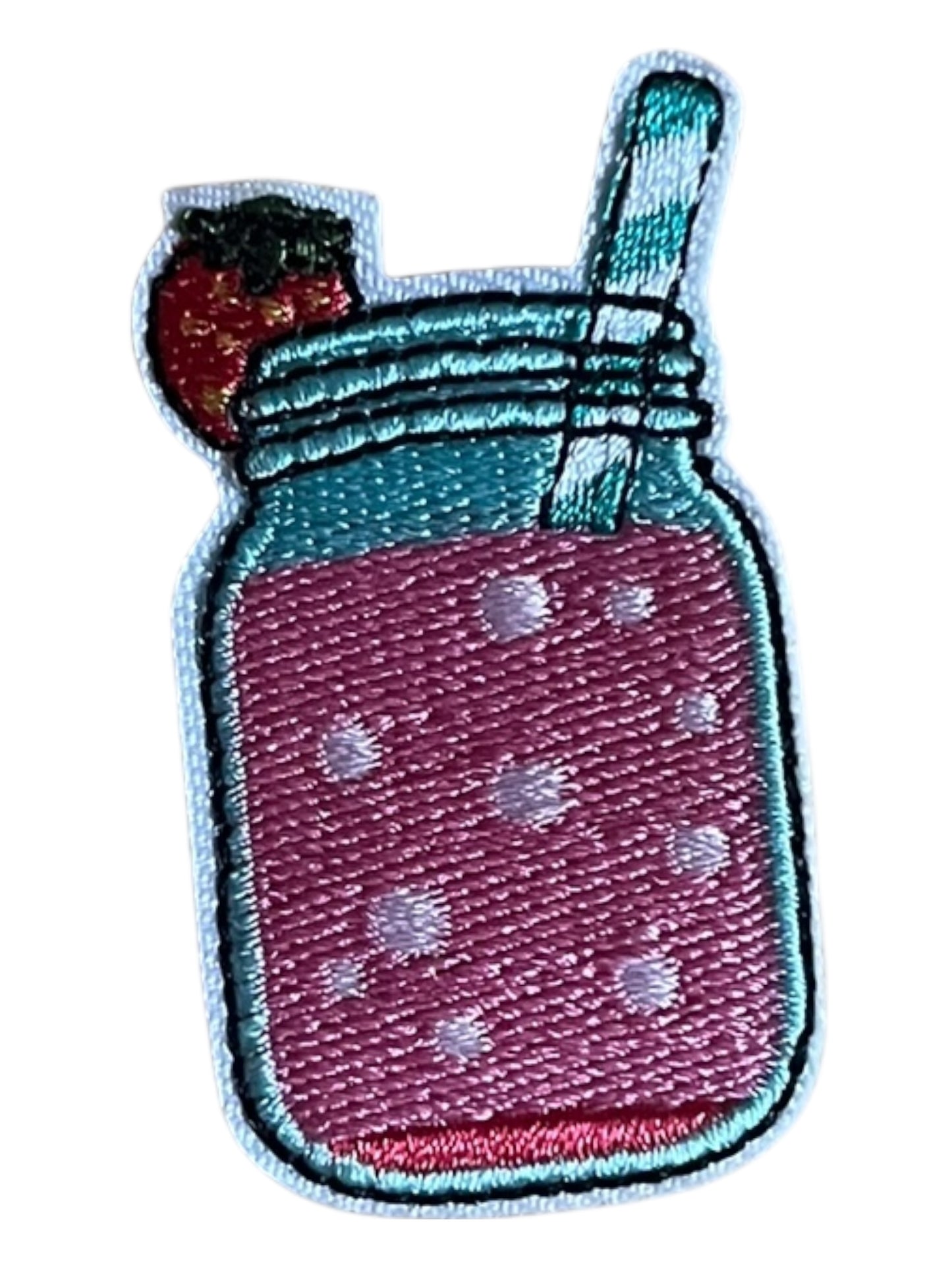 Pink drink mason jar