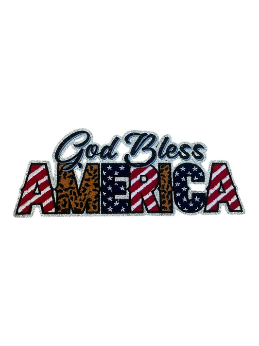 God Bless America Apparel size patch