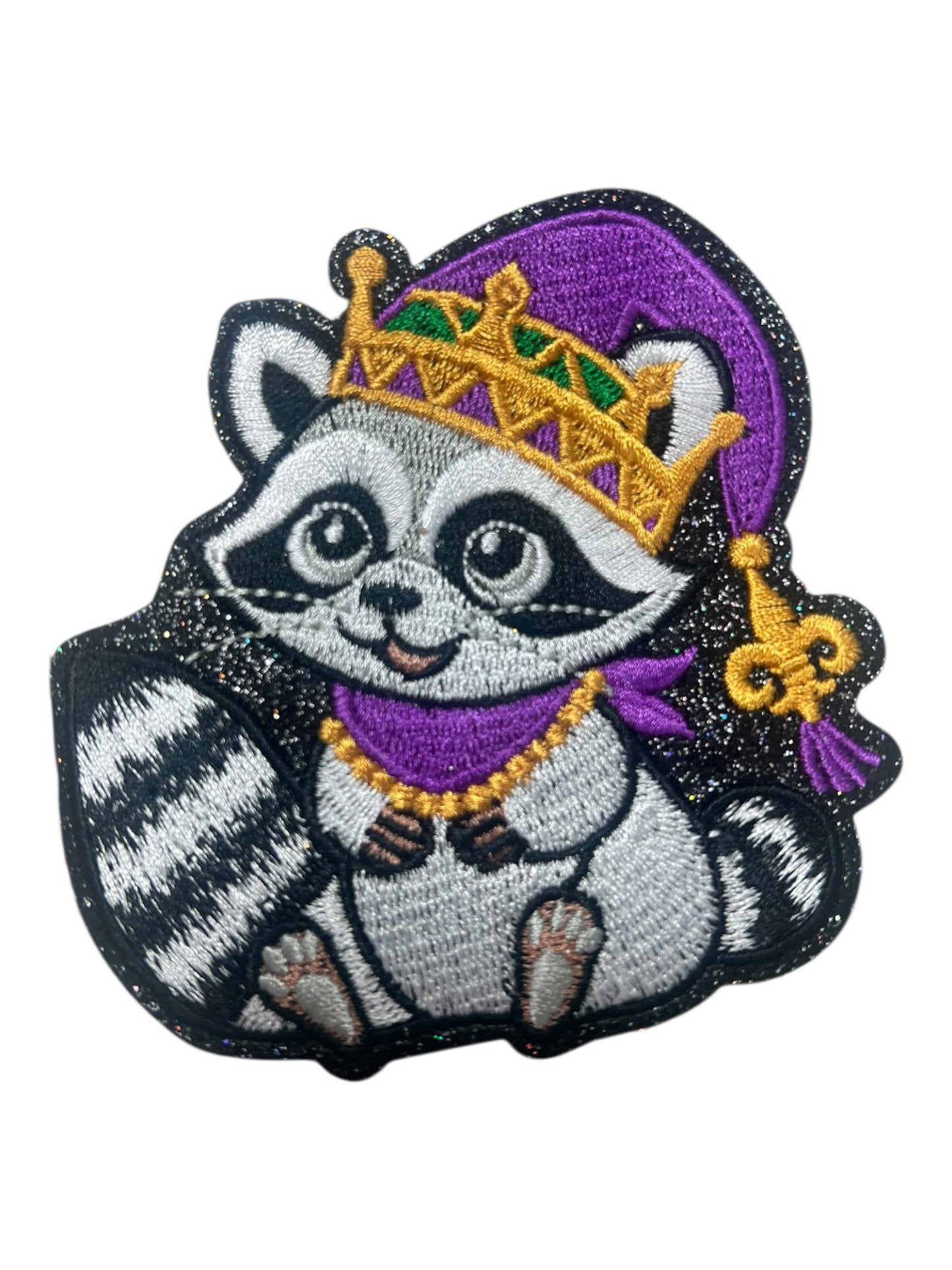 Mardi Gras raccoon
