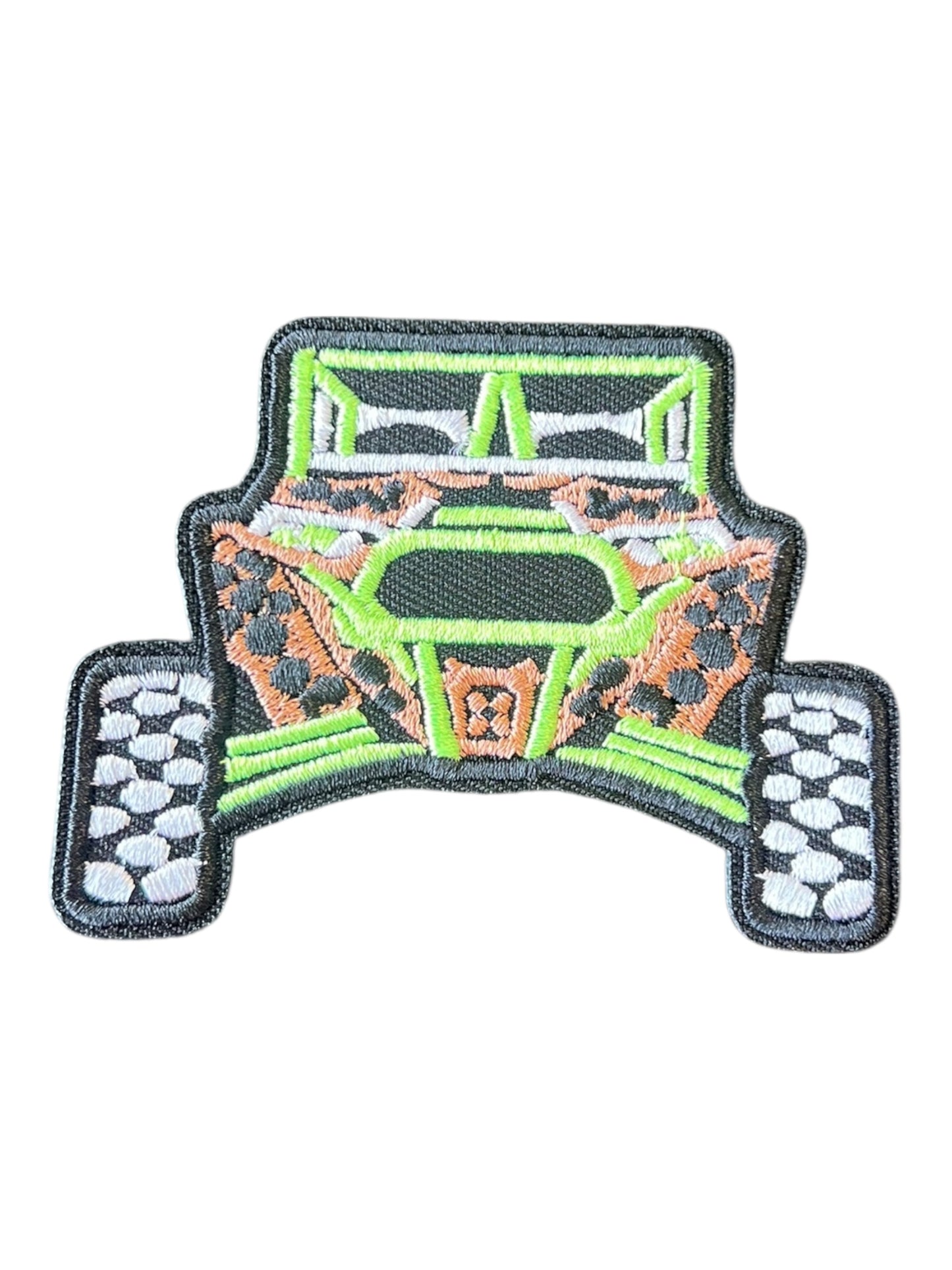 SXS non glitter leopard neon green